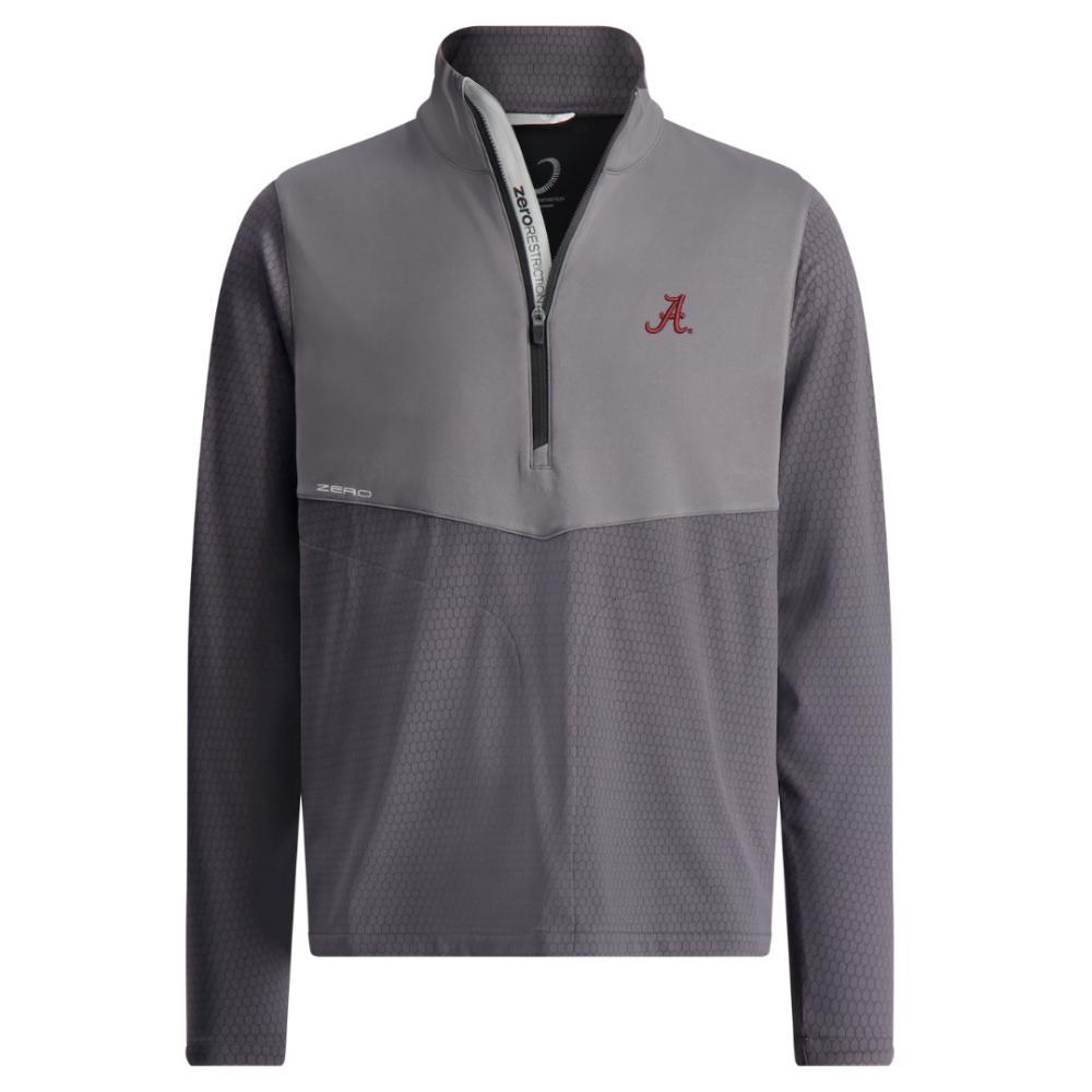 Alabama Zero Restriction Hex 1/4 Zip Pullover