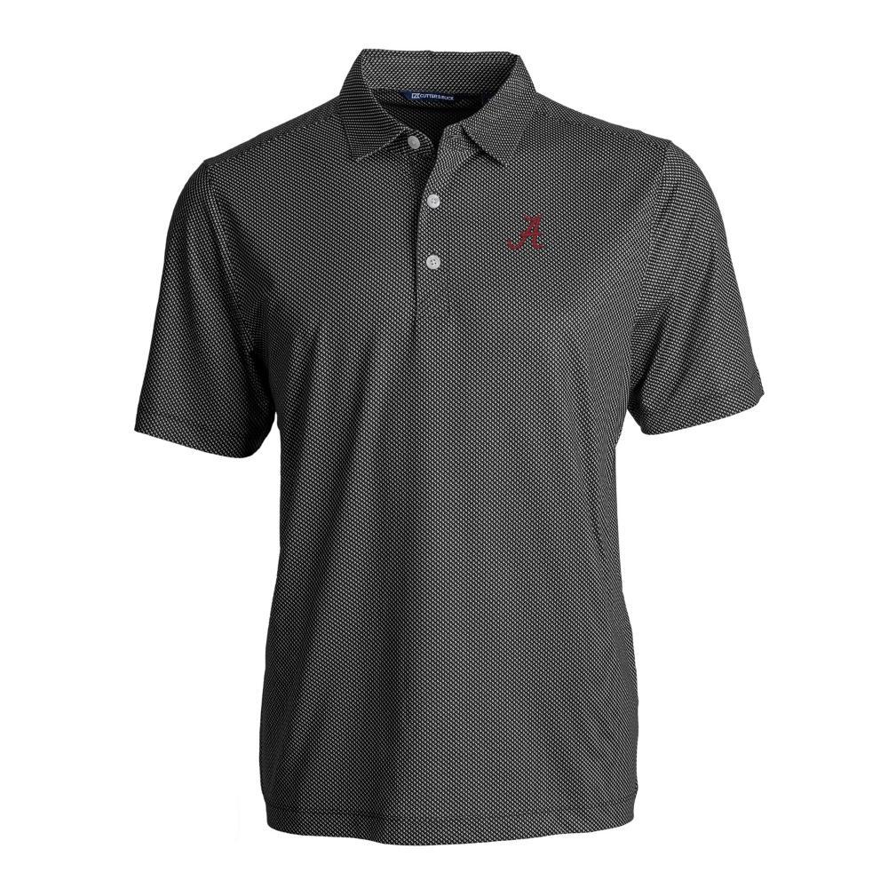 Alabama Cutter & Buck Pike Eco Symmetry Print Stretch Recycled Polo