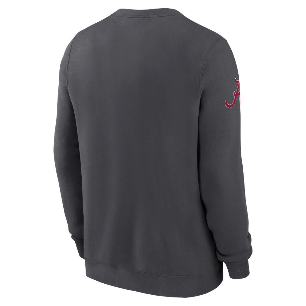 Alabama Nike 2-Hit Club Fleece Crew