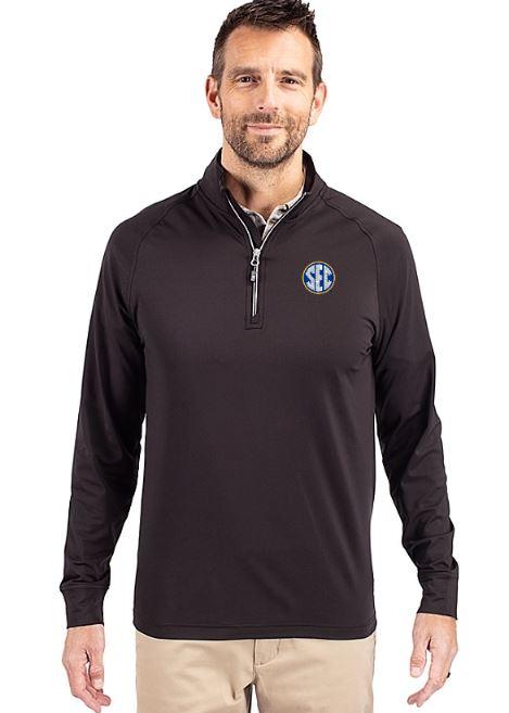 SEC Cutter & Buck Adapt Eco Pique 1/4 Zip Pullover