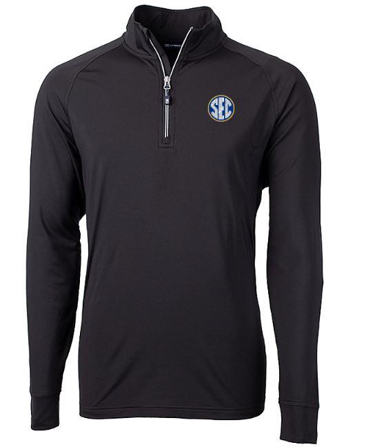 SEC Cutter & Buck Adapt Eco Pique 1/4 Zip Pullover