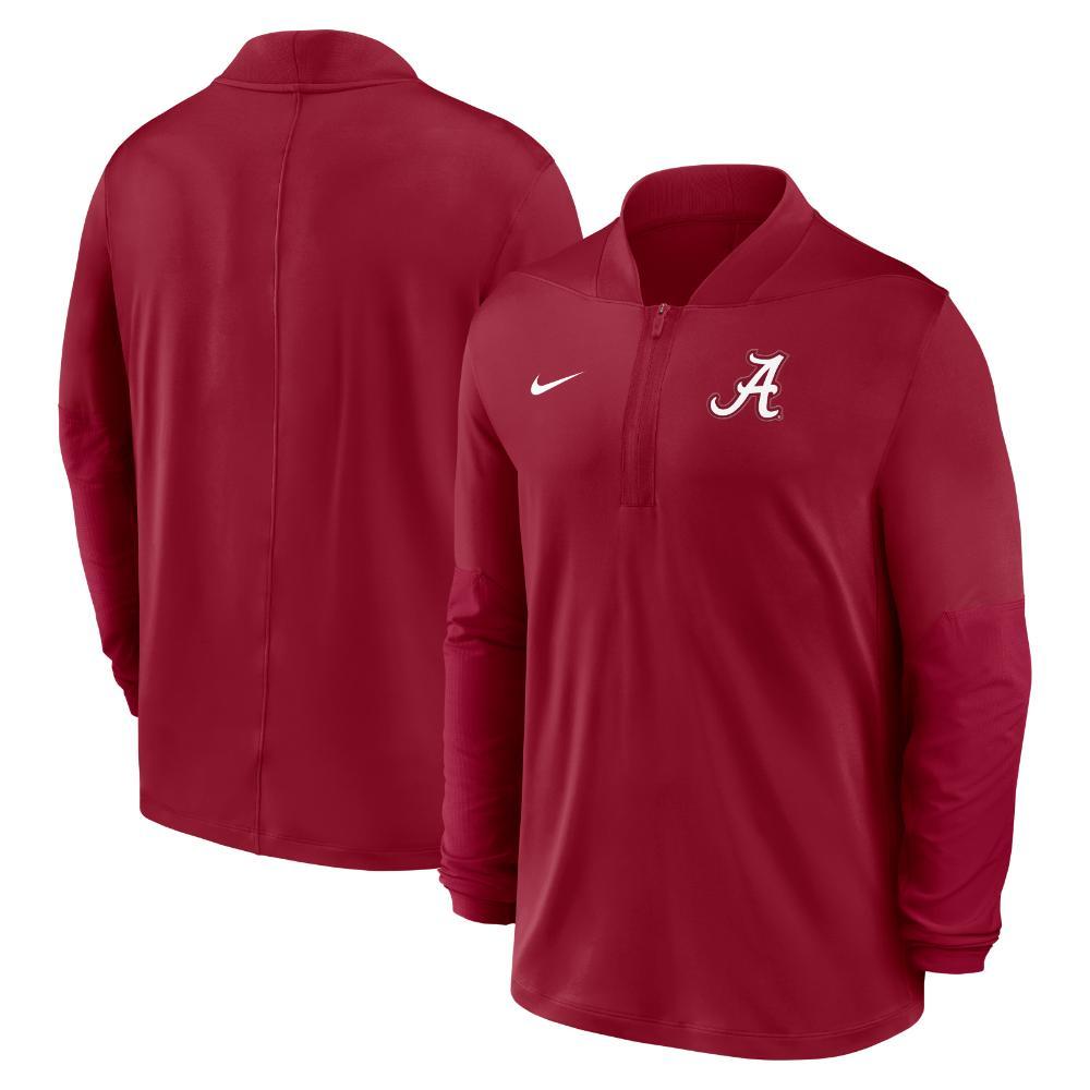 Alabama Nike Dri-Fit Midweight Half Zip Coach Jacket