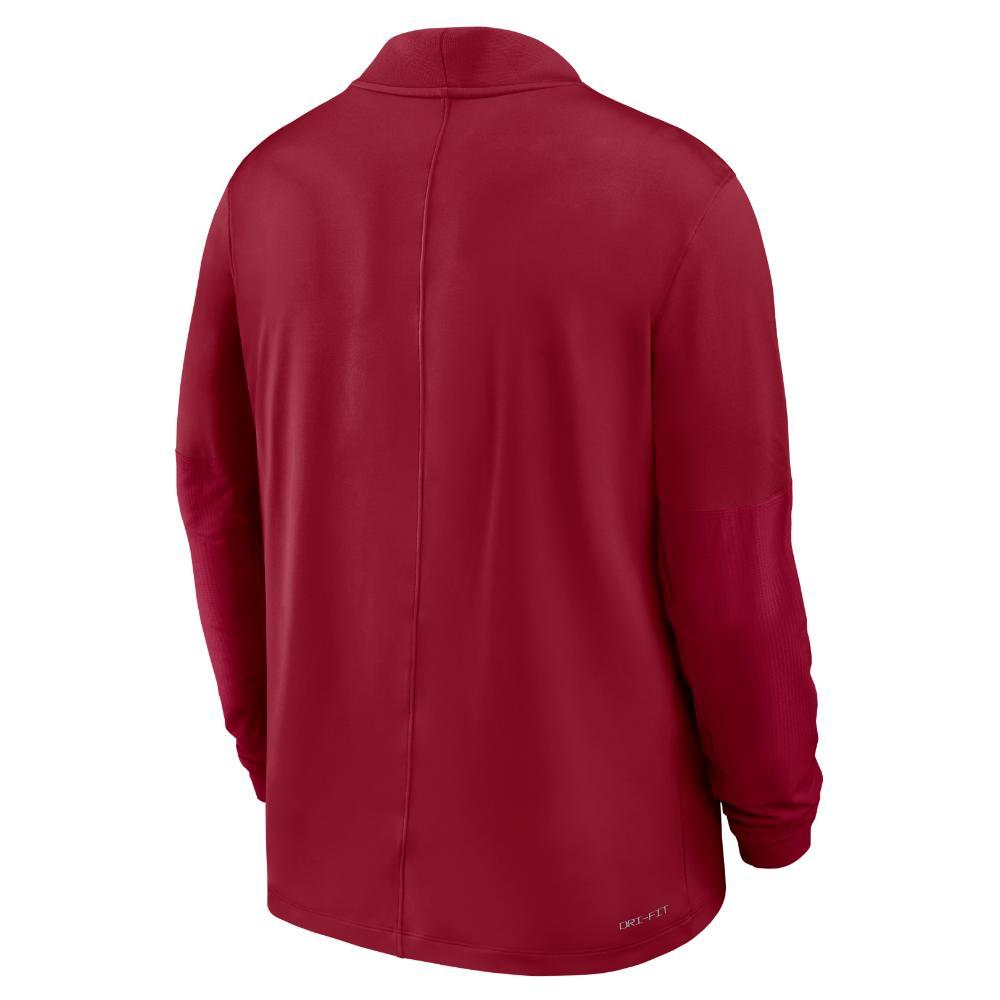 Alabama Nike Dri-Fit Midweight Half Zip Coach Jacket