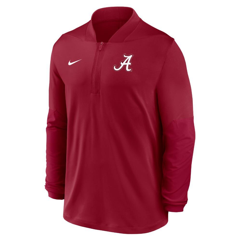 Alabama Nike Dri-Fit Midweight Half Zip Coach Jacket