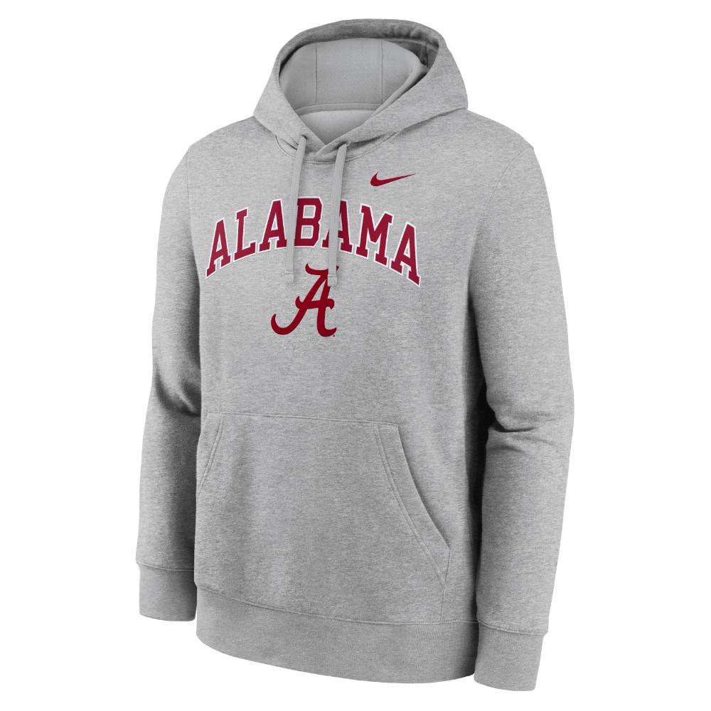 Alabama Nike Tackle Twill Arch Club Fleece Hoodie