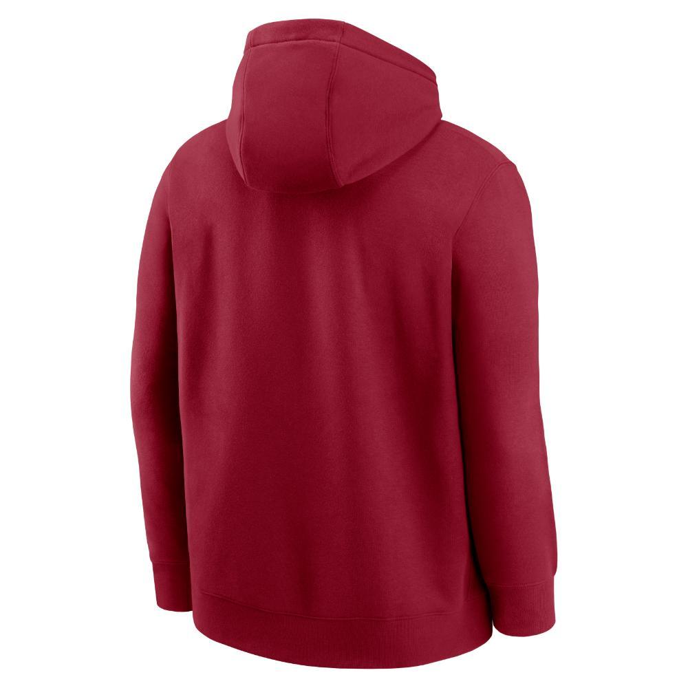 Alabama Nike Tackle Twill Arch Club Fleece Hoodie