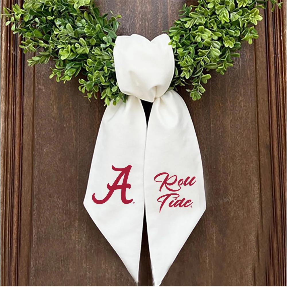 Alabama Printed Wreath Sash 3 Alabama Printed Wreath Sash