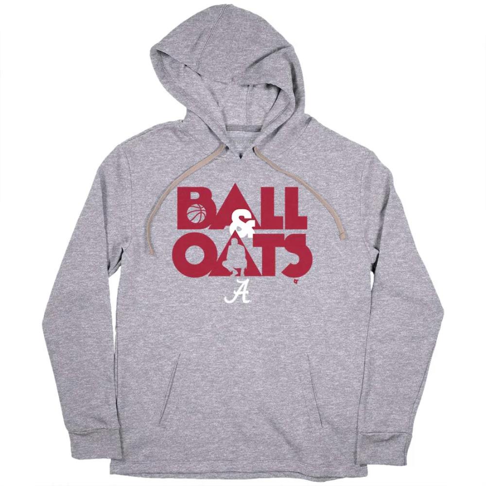 Alabama Breaking T Ball and Oats Basketball Hoodie
