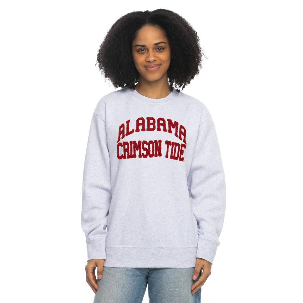 Alabama Zoozatz Women's Sport Chenille Applique Crew