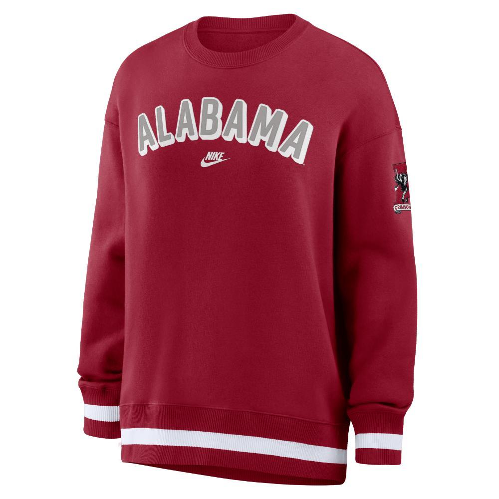 Alabama Nike Women's Legacy Phoenix Oversized Crew