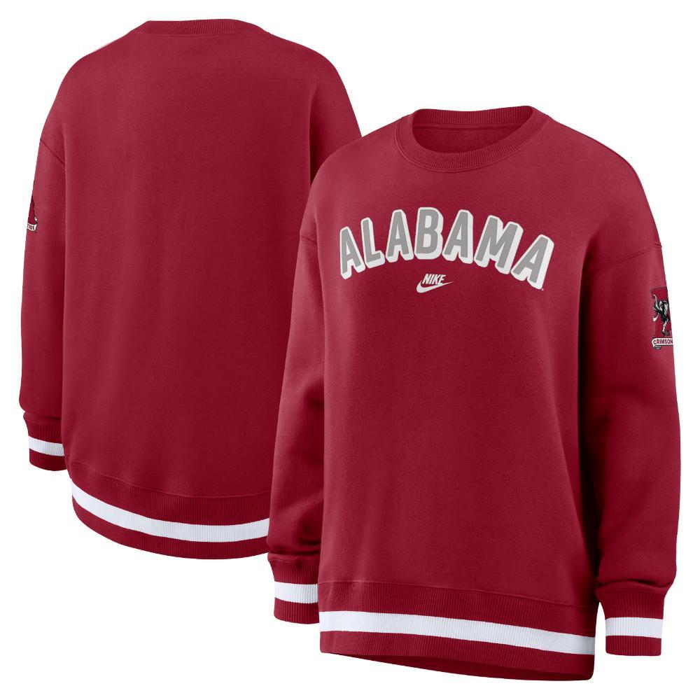 Alabama Nike Women's Legacy Phoenix Oversized Crew