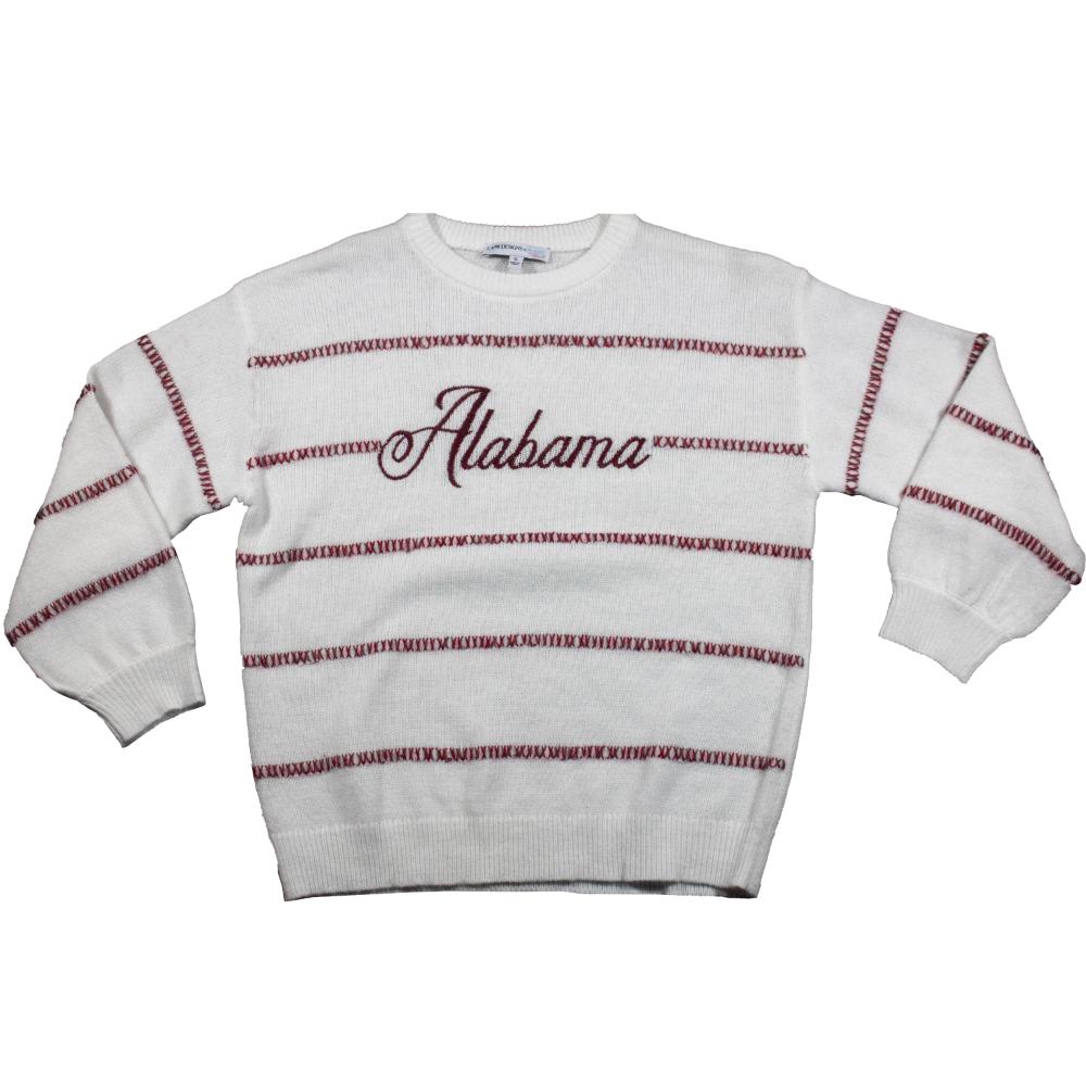 Alabama Kickoff Couture Women's Threaded Script Sweater
