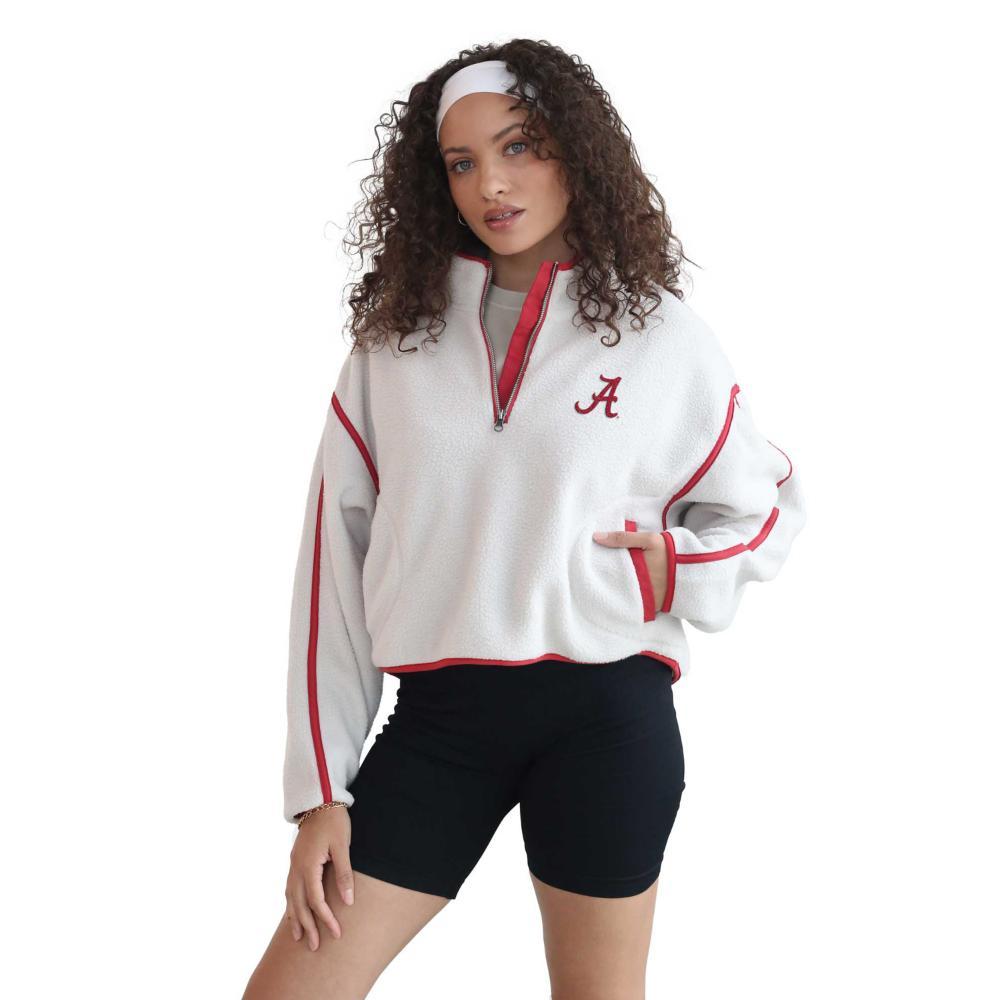 Alabama Chicka-D Women's On the Run 1/4 Zip Pullover