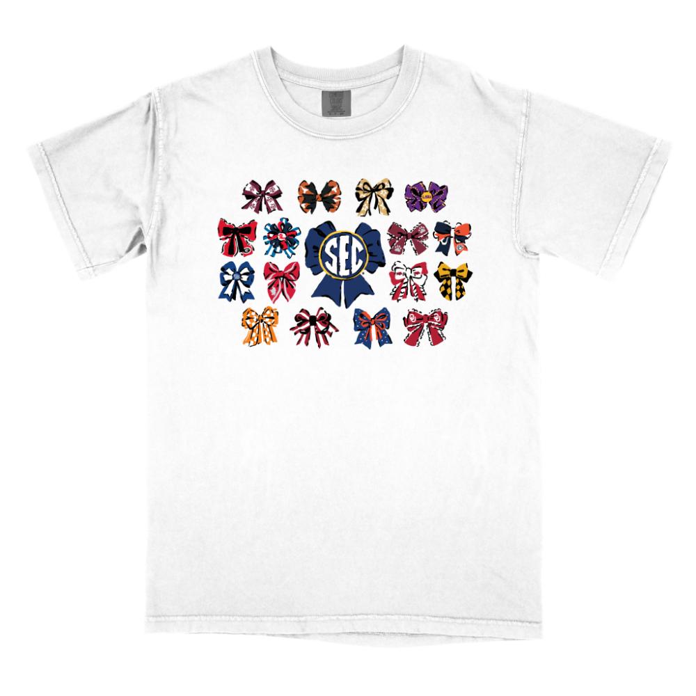 SEC Bows Comfort Colors Tee