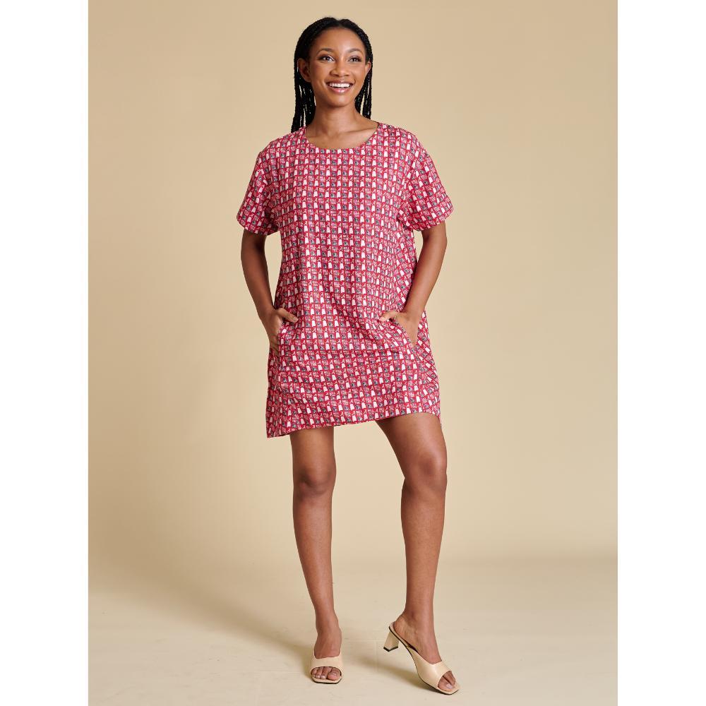 Alabama Stewart Simmons Twill A-Line Dress