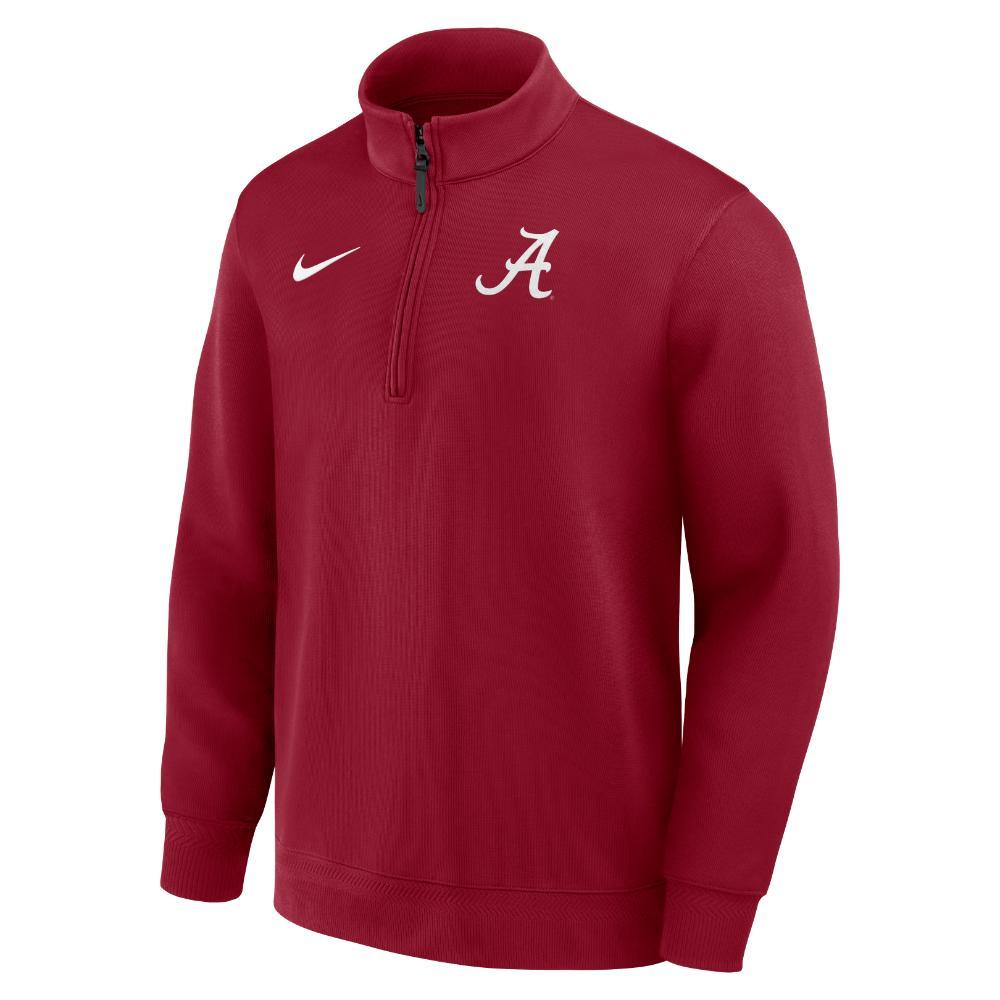 Alabama Nike Dri-Fit Coaches Premium Half Zip Top