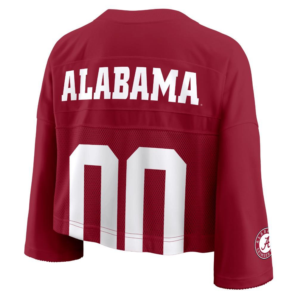 Alabama Nike Women's Crop Long Sleeve Jersey