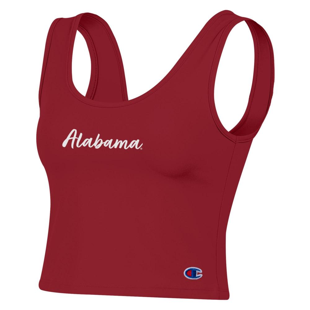 Alabama Champion Tailgate Her Scoop Neck Crop Women's Tank Top