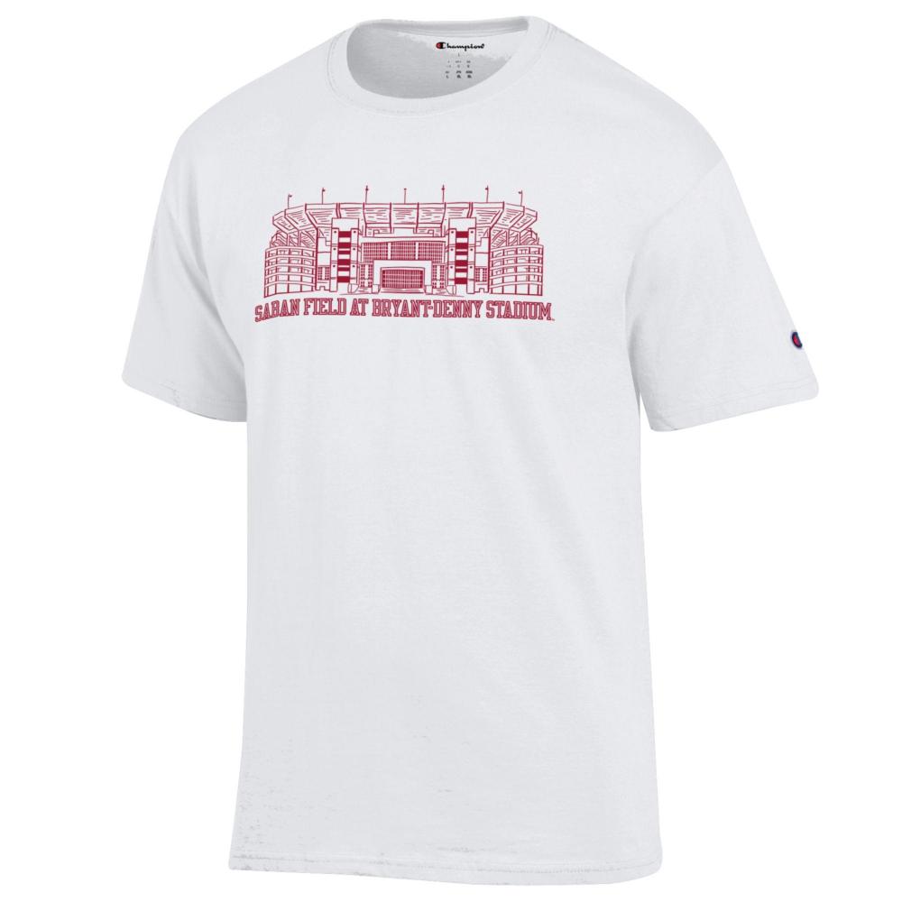 Alabama Champion Football Stadium Drawing Tee