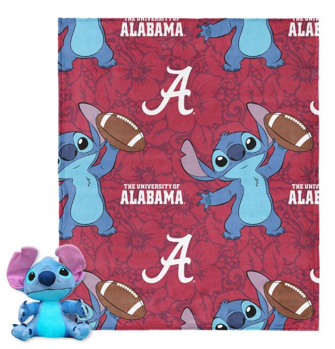 Alabama Northwest Stitch Hugger Pillow & Silk Blanket