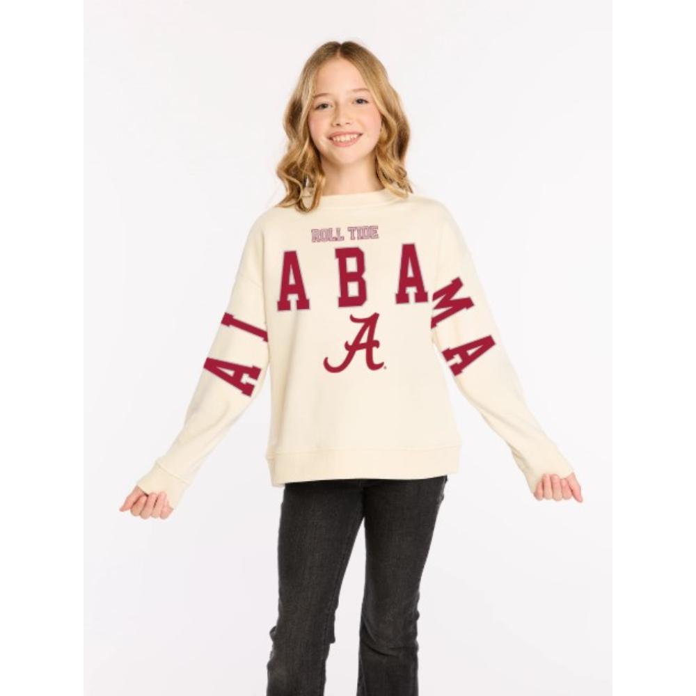 Alabama Stewart Simmons Girls Classic Boxy Crewneck