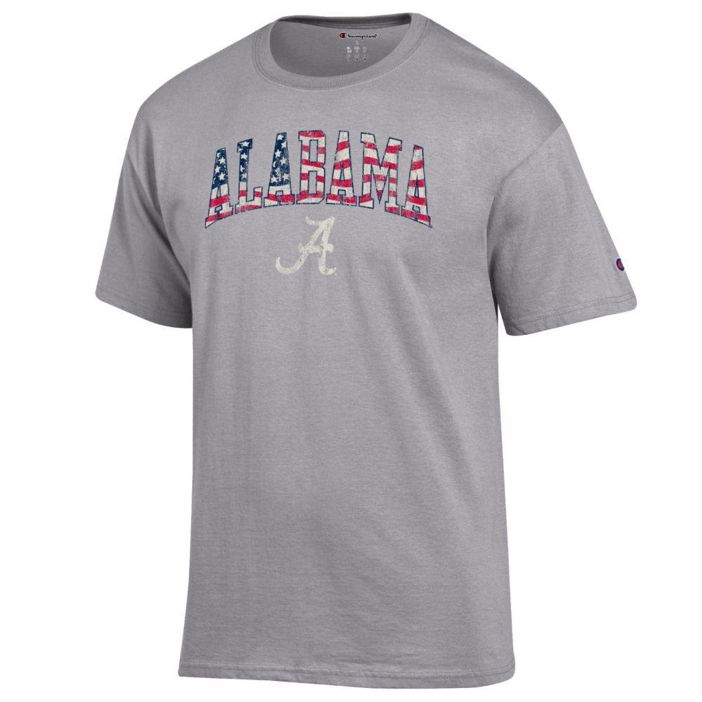 Alabama Champion Arch Flag Fill Americana Tee