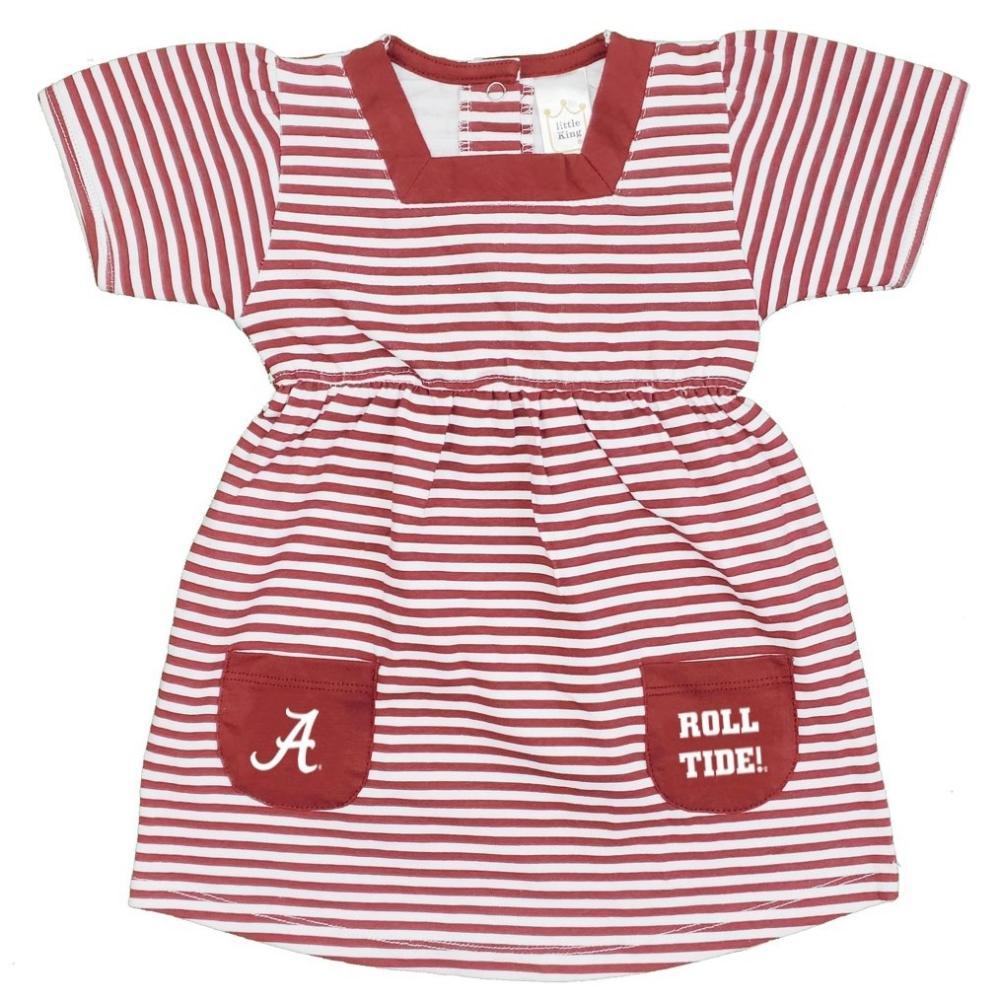 Alabama Infant Striped Pocket Dress
