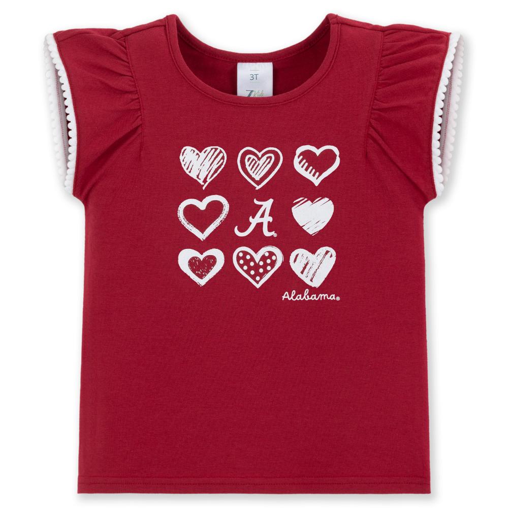 Alabama Zoozatz Toddler Ruffle Tank Top 3 Alabama Zoozatz Toddler Ruffle Tank Top