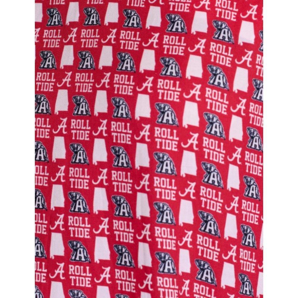 Alabama Stewart Simmons Twill Flutter Sleeve Dress