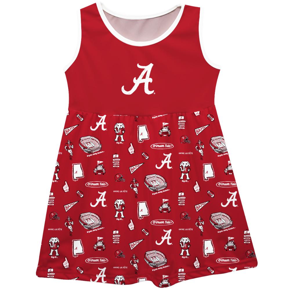 Alabama Vive La Fete Toddler Maddie Impressions Dress