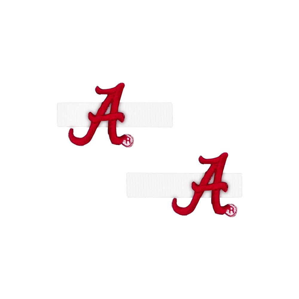 Alabama Wee Ones Pair of Logo Bow Clips
