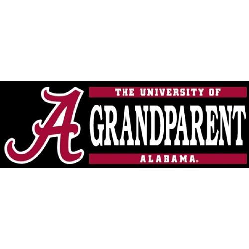 Alabama 6" X 2" Grandparent Block Decal