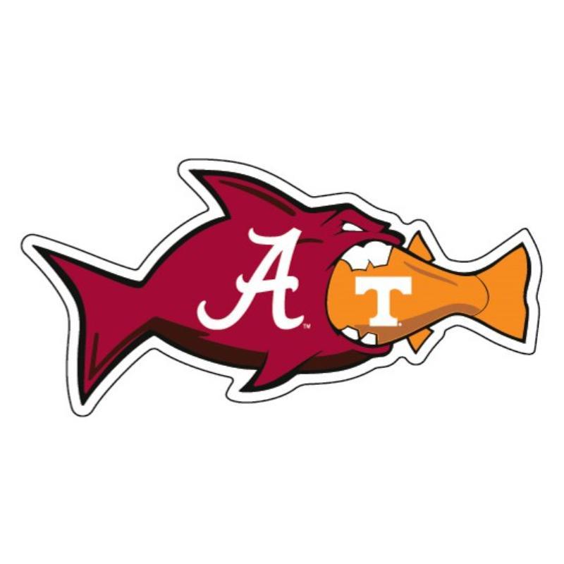 Alabama 3" Tennessee Rival Fish Magnet 3 Alabama 3" Tennessee Rival Fish Magnet