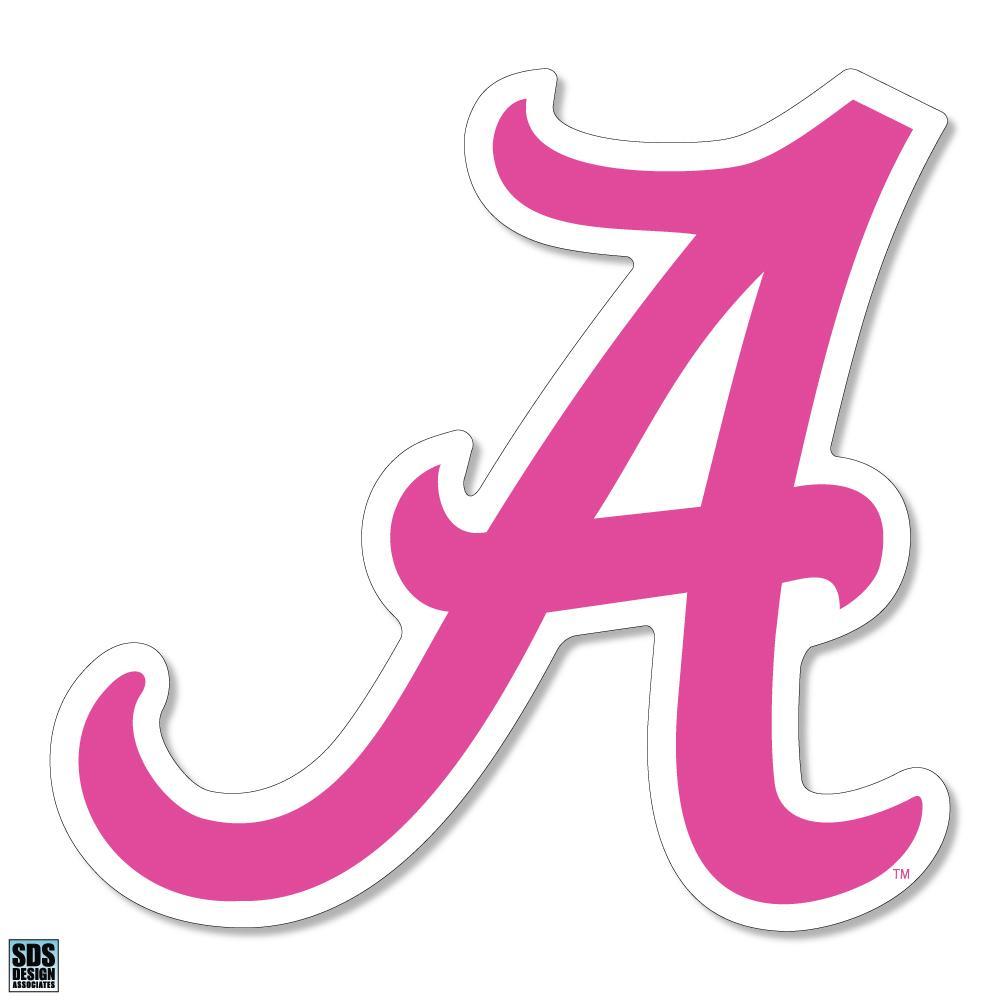 Alabama 3" Pink Script A Magnet
