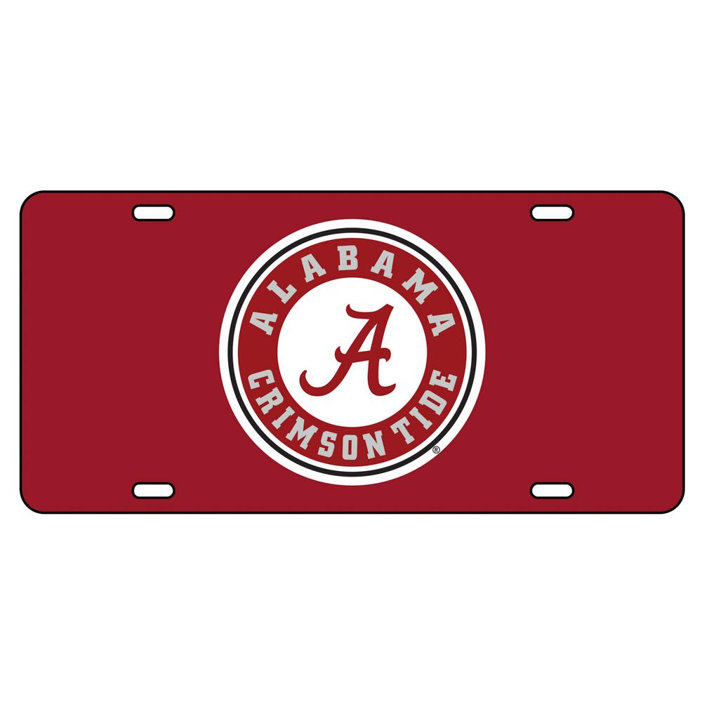 Alabama Reflective Circle Logo License Plate