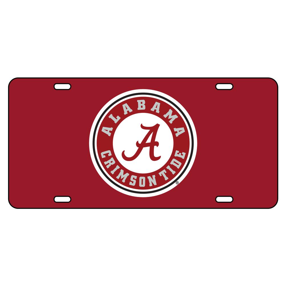 Alabama Reflective Circle Logo License Plate 3 Alabama Reflective Circle Logo License Plate