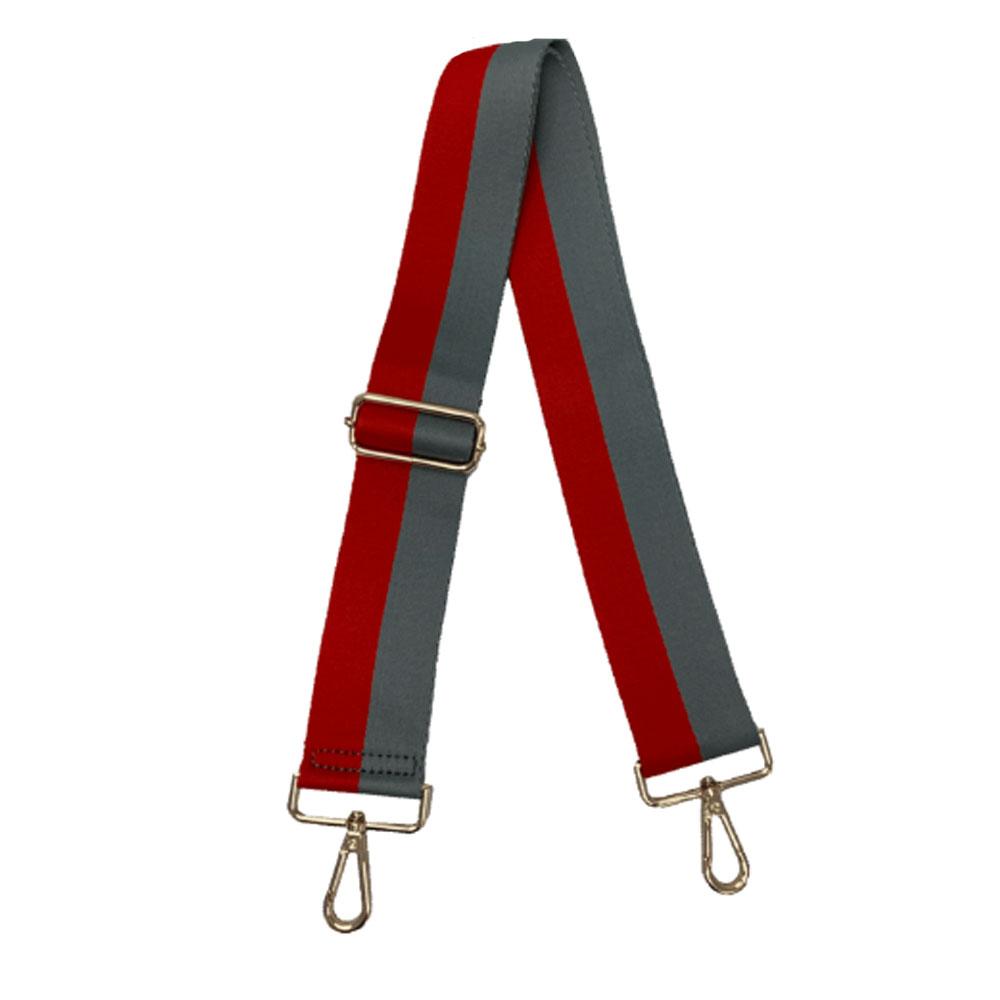 Scarlet and Grey Game Day Interchangeable Bag Strap