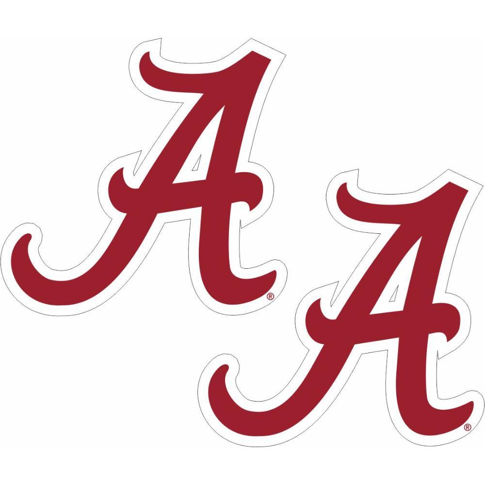 Alabama 2" 2-Pack Logo Decal