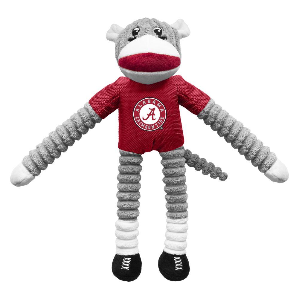 Alabama Sock Monkey Pet Toy