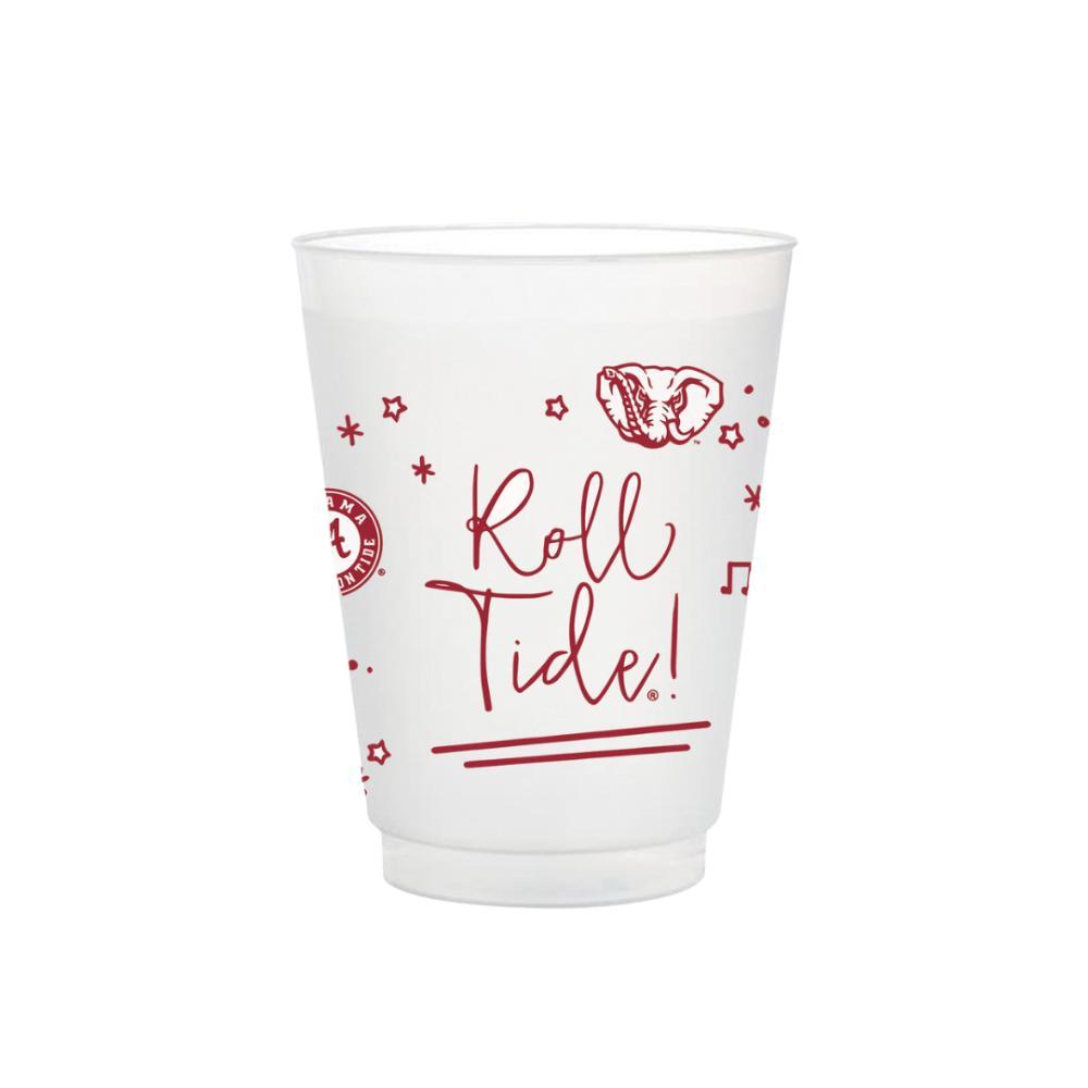 Alabama Frosted Flex Party Cups (8 Pack)