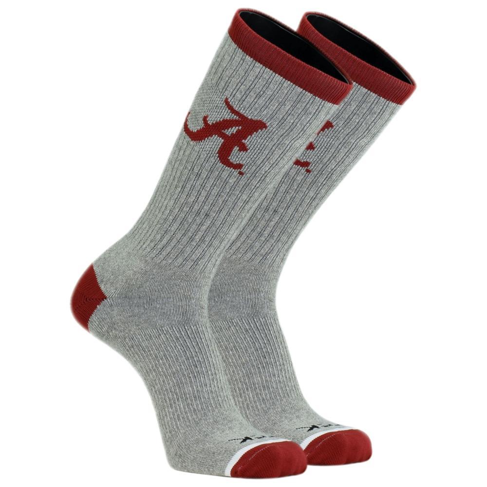 Alabama Primary Logo Crew Socks 3 Alabama Primary Logo Crew Socks