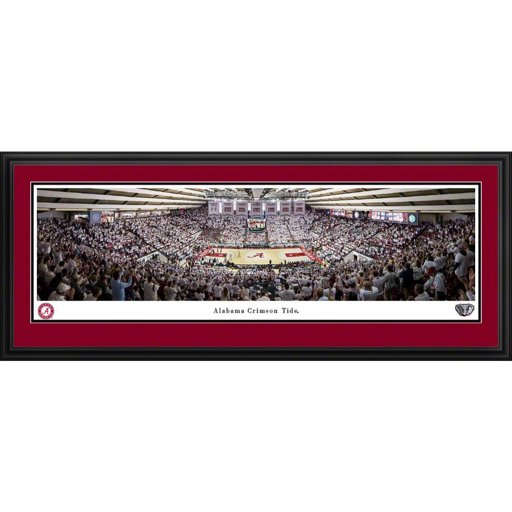 Alabama Basketball 18" x 44" Panoramic Picture (Deluxe Frame)