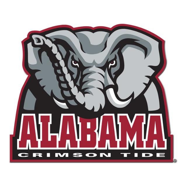 Alabama 16" X 13" Crimson Tide Elephant Acrylic Wall Art