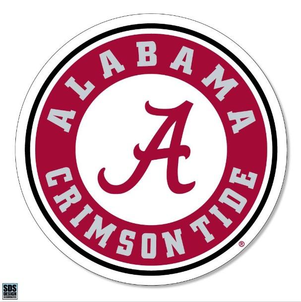 Alabama 12" Circle Logo Magnet