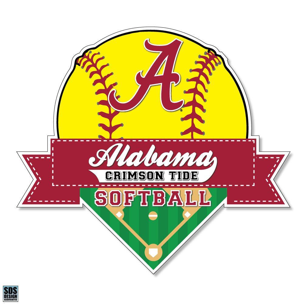 Alabama 6" Softball Field Magnet