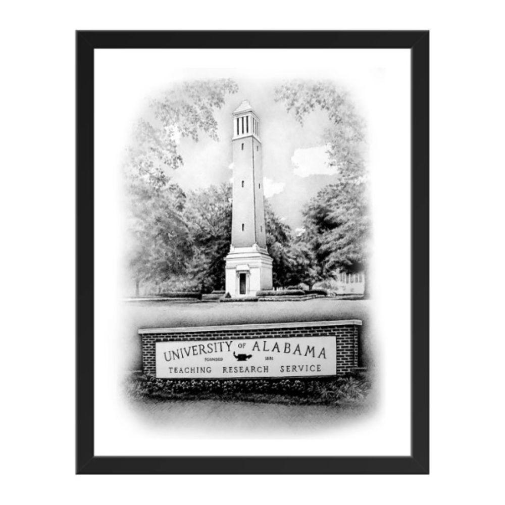 Alabama 11" X 14" Campus Print