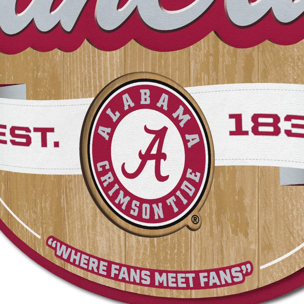 Alabama 17" X 12" Fan Cave Wall Art