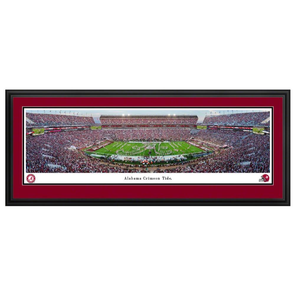 Alabama Million Dollar Marching Band Deluxe Frame 18" X 44" Panoramic Picture