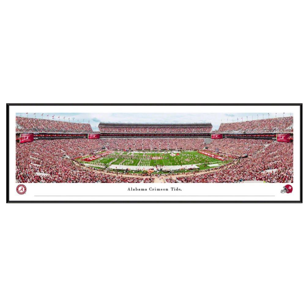Alabama Football Bryant-Denny Stadium Day Game 13.5" X 40" Panoramic Picture (Standard Frame)