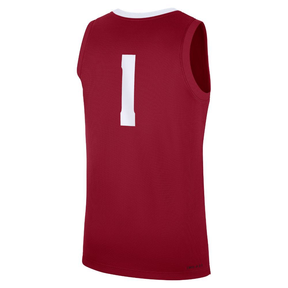 Alabama Nike #1 Road Basketball Jersey